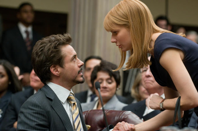 Robert Downey Jr. als Tony Stark, Gwyneth Paltrow als Pepper Potts